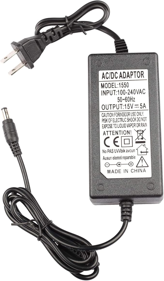 15V 5A Power Adapter Supply for EX-CSB1