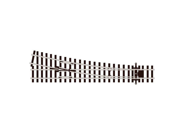 PECO SL-U1551 HOn3 Turnout, Medium Radius, Right Hand