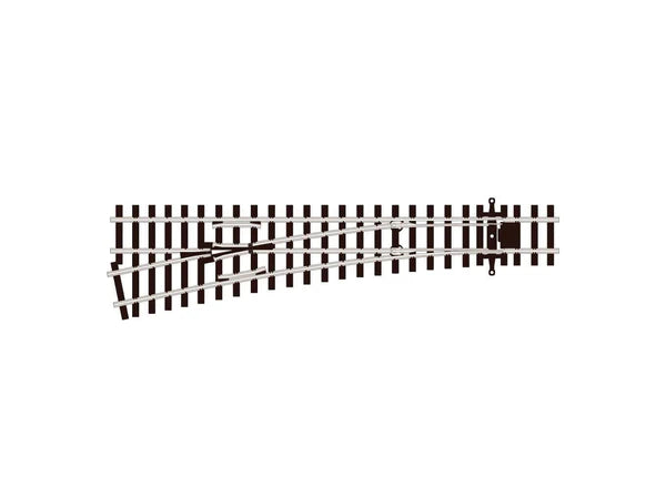 PECO SL-U1552 HOn3 Turnout, Medium Radius, Left Hand