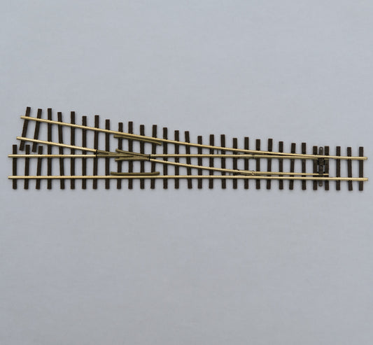 MEC 15-105 HOn3 Turnout C70 #6 right-hand