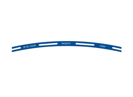 PECO NT18 OO9 / HOn18 / HOe 18" radius Tracksetta template