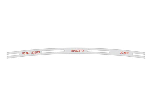 PECO NT30 OO9 / HOn30 / HOe 30" radius Tracksetta template