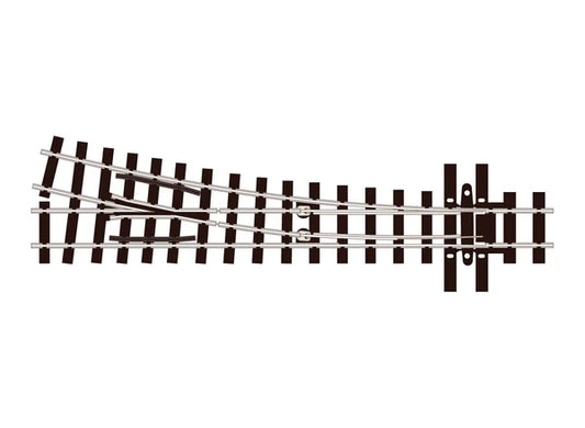 PECO SL-E495 Turnout (Mainline Sleepers), Medium Radius, Right Hand
